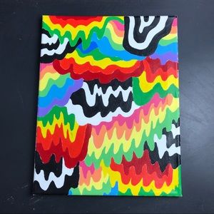 dripping paint artwork